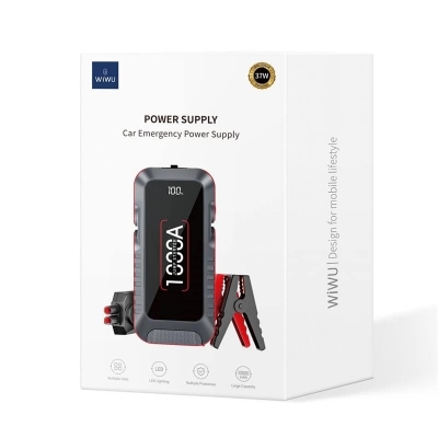 Picture of WiWU 1000A 10000mah Car Power Inverter 12V Multi Function USB Car jump adapter JS001