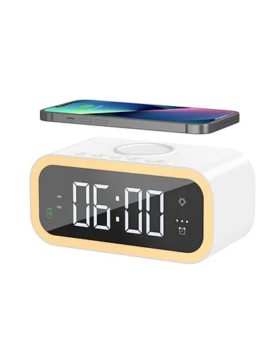 Picture of WiWU 2 in 1 wireless charger& alarm
