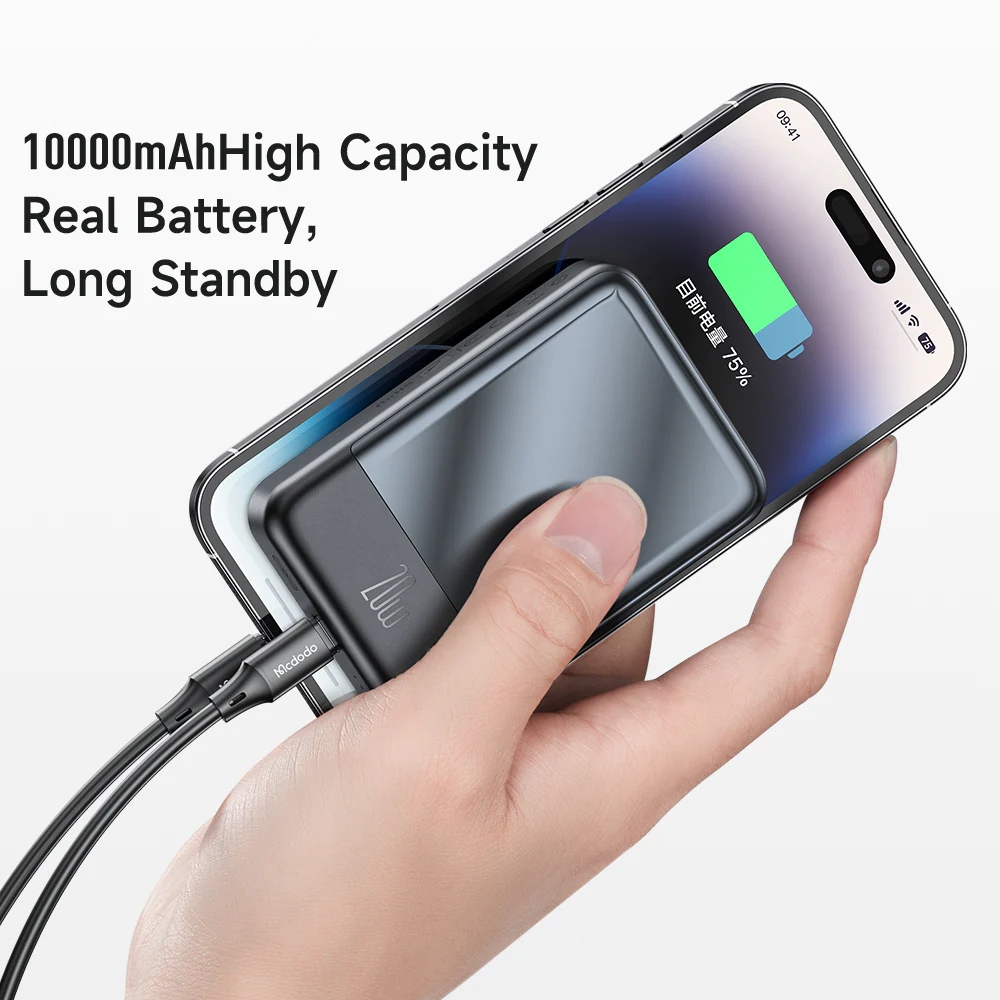 Picture of Mcdodo  Ambilight Series 20W 10000mAh Magnetic Wireless Power Bank