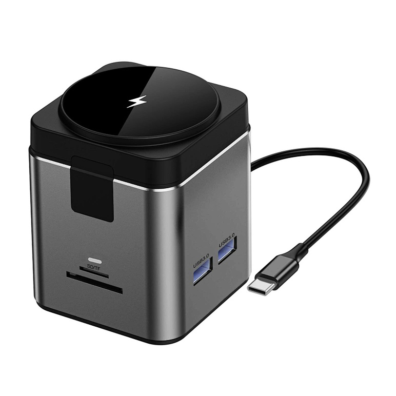 Picture of WIWU Wi-W025 9-in-1 Multi-Port Docking Station Hub Adapter