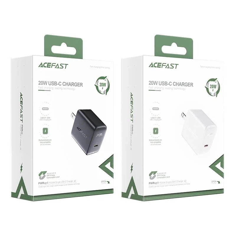 Picture of ACEFAST A3 PD3.0 20W Fast Charging USB Type-C Wall Charger