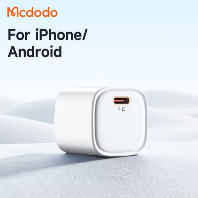 Picture of Mcdodo 20W PD Fast Charger Adapter - the ultimate solution for quick and efficient charging.
