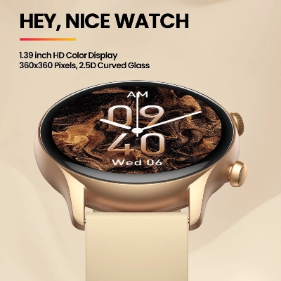 Picture of Zeblaze Btalk 3 Plus Voice Calling Smart Watch 1.39'' Large HD Color Display Fitness Tracking Smartwatch for Men and Ladies