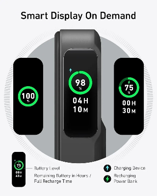 Picture of Anker MagGo Power Bank, Qi2 Certified 15W Ultra-Fast MagSafe-Compatible Portable Charger, 10,000mAh Battery Pack