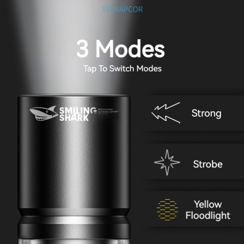 Picture of Smiling Shark Mini Strong Flashlight