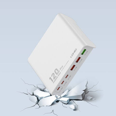 Picture of LDNIO Newest Q605 High Power Desktop Quick Mobile Charger up to 120w Support QC4.0+/PD3.0 fast charging