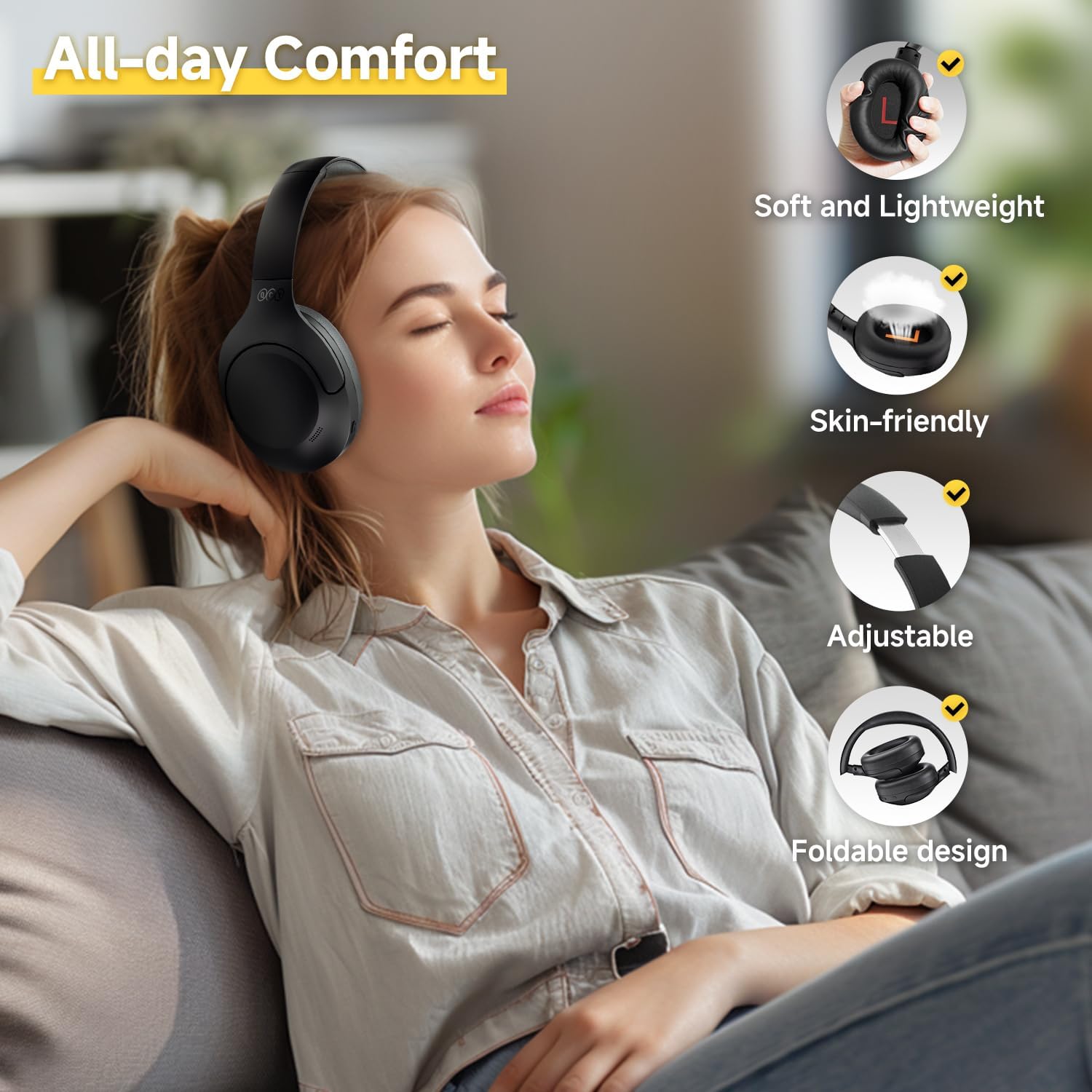 Picture of QCY H3 Lite ANC Wireless Headphone