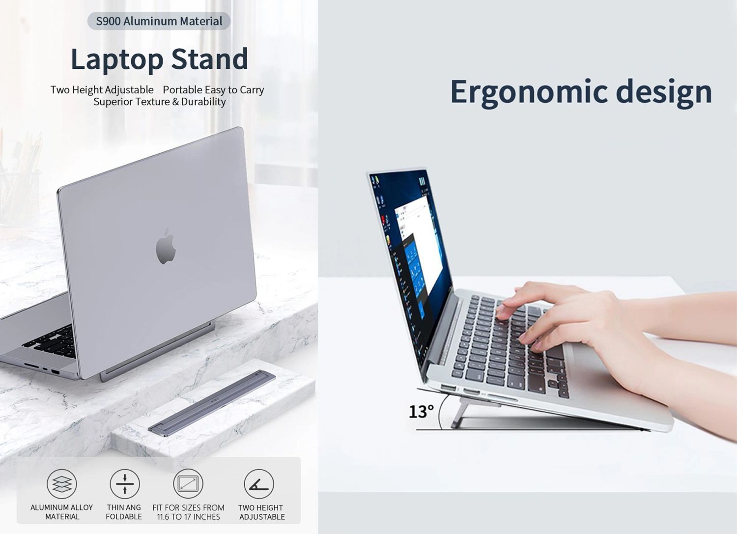Picture of WIWU S900 Laptop Stand - Grey