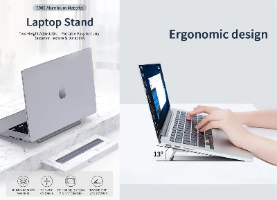 Picture of WIWU S900 Laptop Stand - Grey