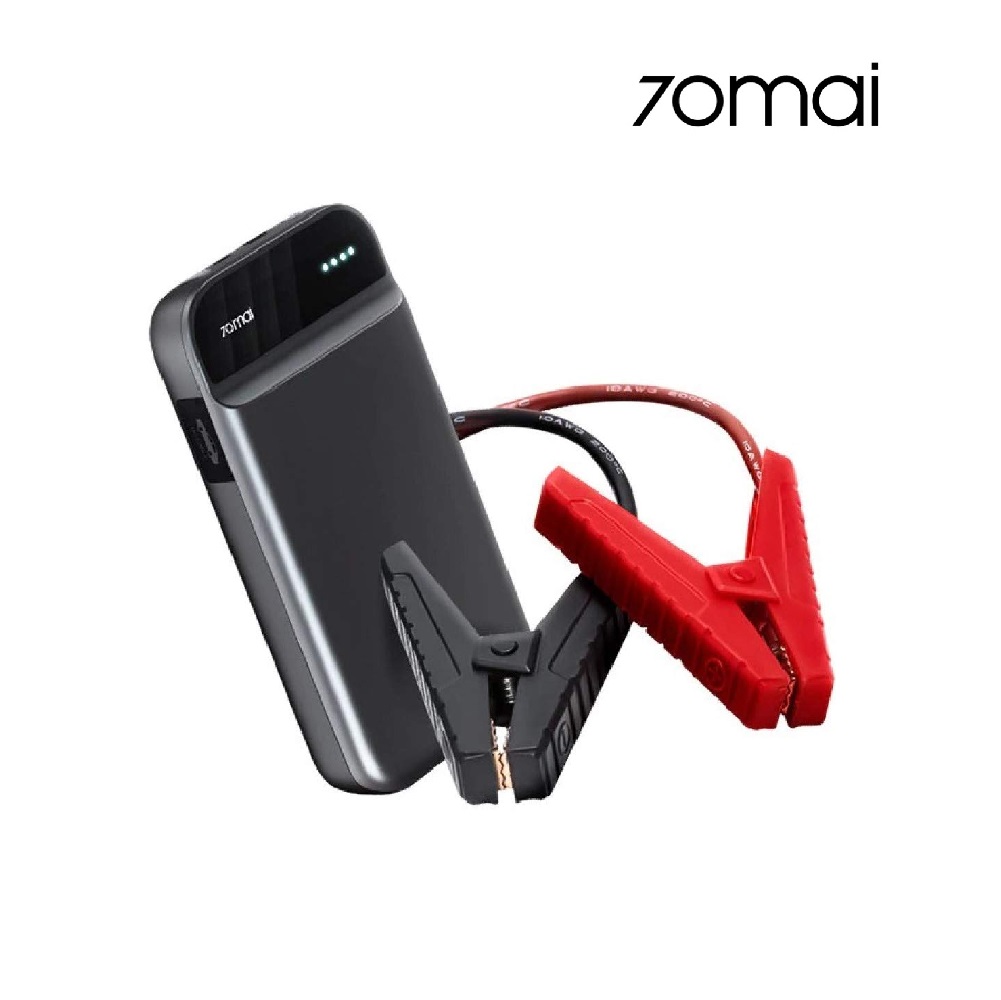 Picture of XIIAOMI 70mai Jump Starter 11100mAh Portable Car Jump Starter Emergency Battery Boosterr Waterproof Battery Charger Power Bank Kit - Black