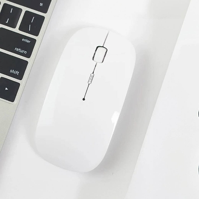 Picture of WiWU WM101 Pro Pearl 2.4g+Bluetooth Dual-Mode Wireless Office Mouse-White