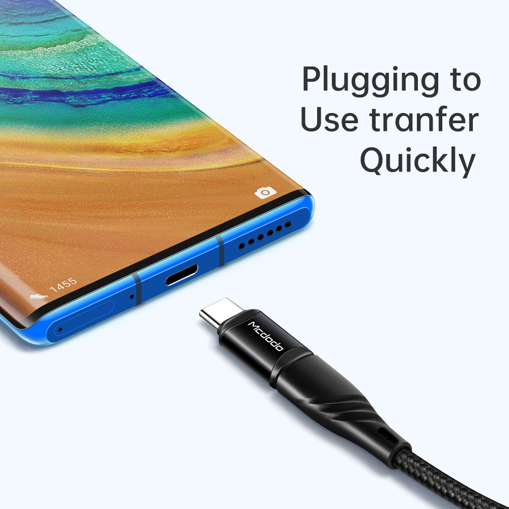 Picture of MCDODO OT7700 LIGHTNING TO TYPE-C CONNECTOR (BLACK)