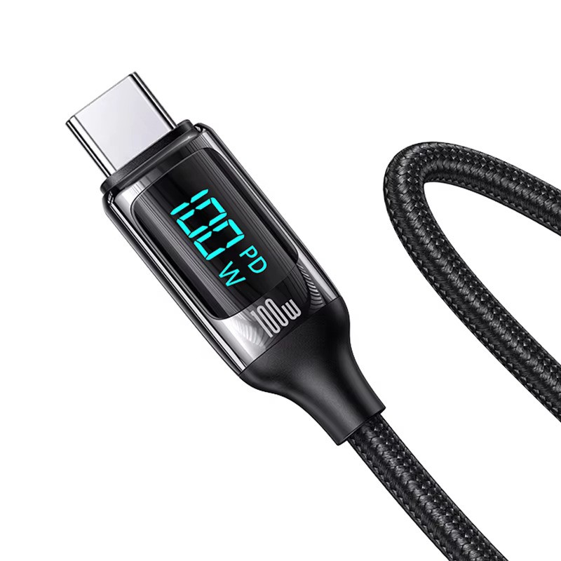 Picture of USAMS US-SJ559 Type-C to Type-C D100W Fast Charge Digital Data Cable 10ft