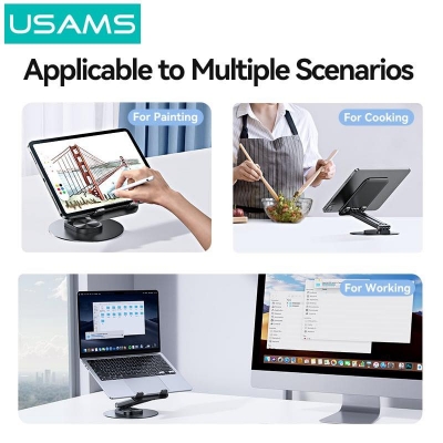 Picture of USAMS ZJ080 Desktop Tablet Stand Adjustable Phone Holder for 4.7 - 12 Inch Devices