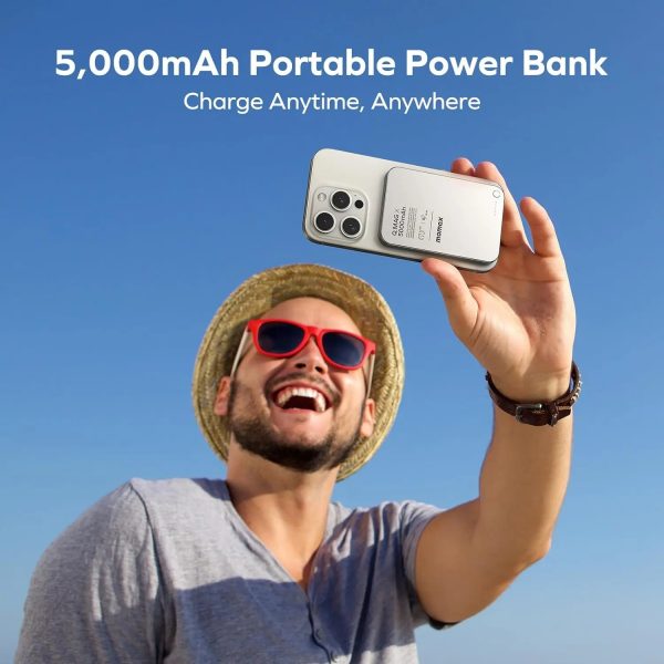 Picture of Momax Q.MAG X Magnetic Wireless Battery Pack 5000mAh