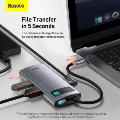 Picture of Baseus Metal Gleam Series 4 in 1 Type-C Multifunctional Hub