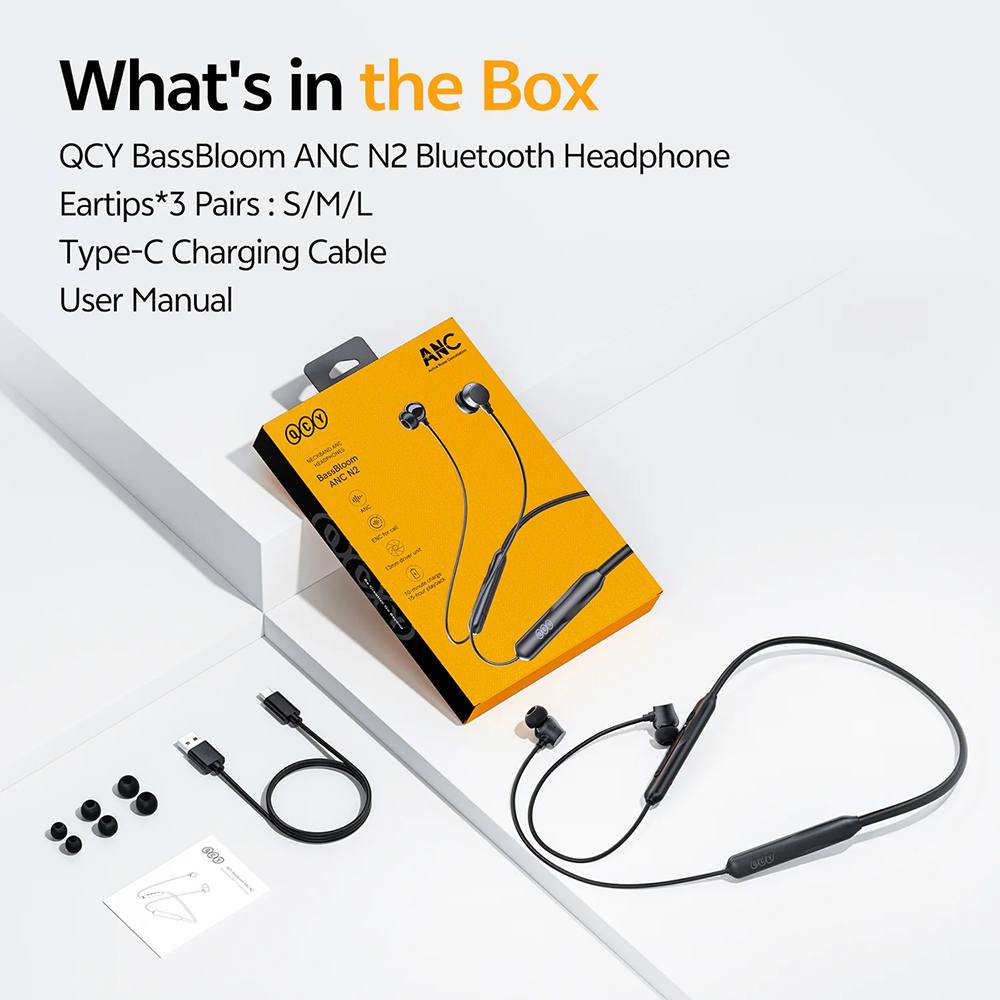 Picture of QCY BassBloom ANC N2 In-ear Neckband Headphones