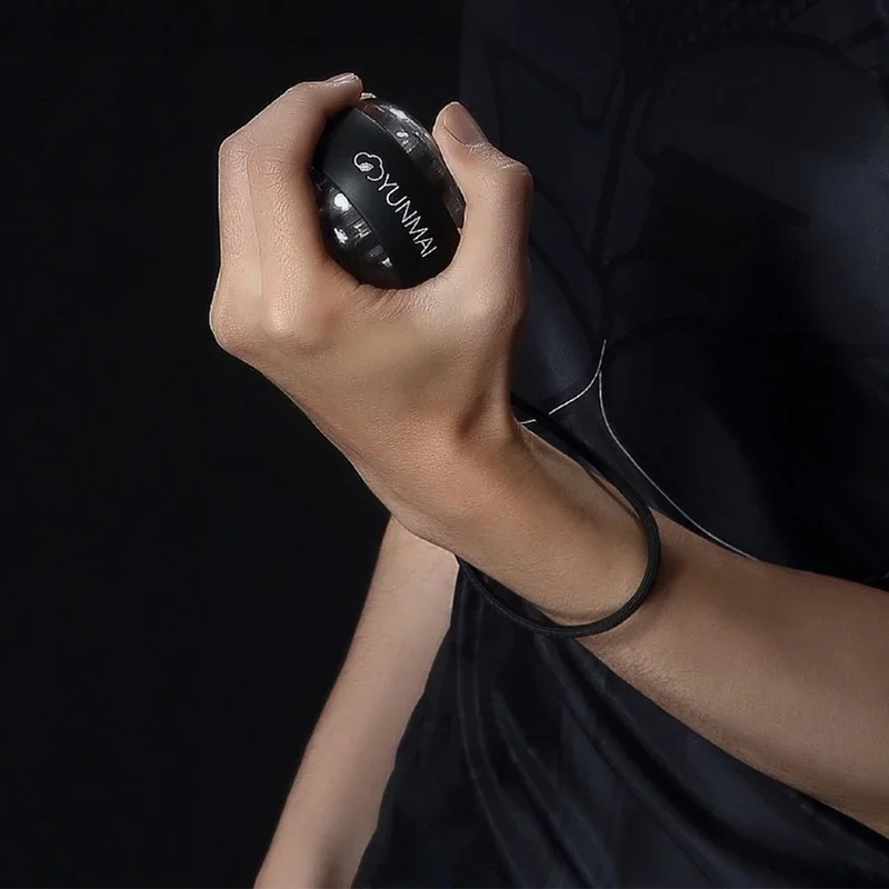 Picture of Yunmai Anti-stress Wrist Trainer LED Gyroball Essential Spinner Gyroscopic Forearm Exerciser Gyro Ball