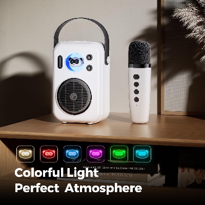 Picture of SoundPEATS Hi-Singing Karaoke Speaker with Wireless Microphone, for Kids & Adults, Portable Bluetooth Speaker