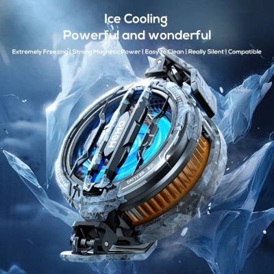 Picture of MEMO CX07 Magnetic Universal Mobile Phone Cooler Semiconductor Cooling Back Clip Phone Radiator