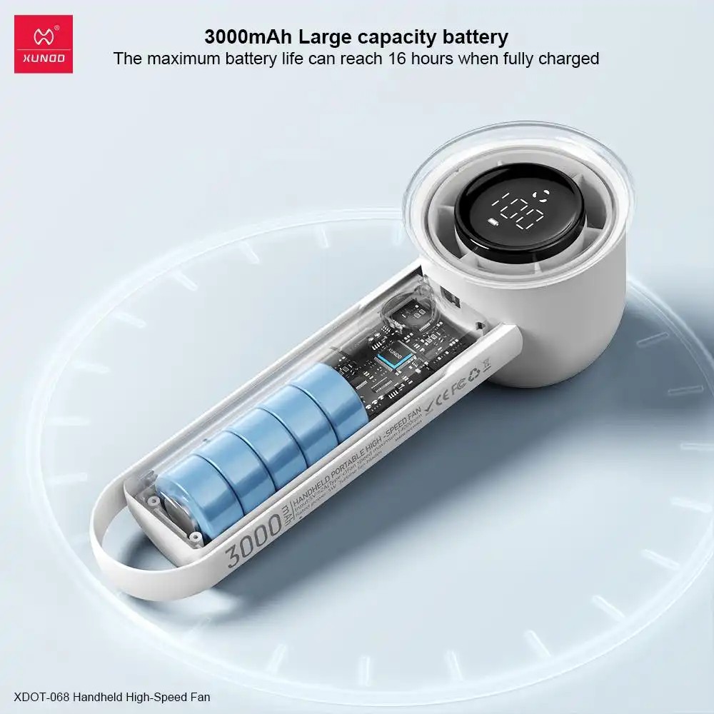 Picture of XUNDD XDOT-068 Handheld High Speed Fan-3000mah