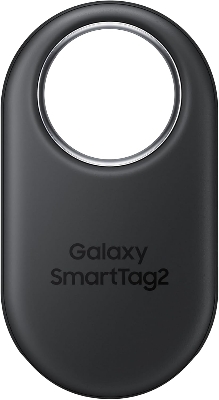 Picture of Samsung Galaxy SmartTag2, Bluetooth Tracker, Smart Tag  Locator Tracking Device, Item Finder for Keys, Wallet, Luggage, Pets, Use w/ Phones and Tablets Android 11 or Later, 2023, 1 Pack, Black