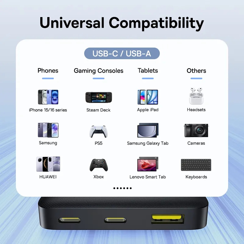 Picture of Baseus Power Bank FP21 EnerFill 10000mAh 22.5W With Type-c to Type-c Cable Black