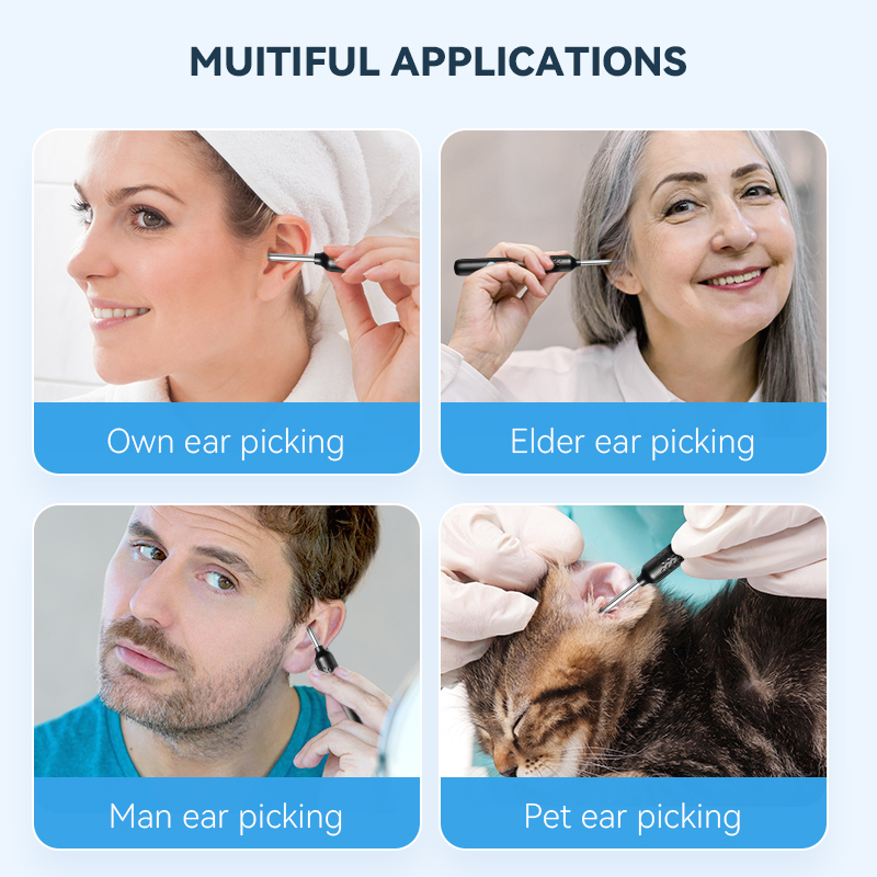 Picture of N3 PRO Wifi Ear Scoop Endoscope Cleaner Wireless Visual Electric Ear Wax Removal Tool Kit with HD Camera
