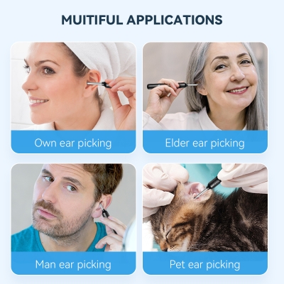 Picture of N3 PRO Wifi Ear Scoop Endoscope Cleaner Wireless Visual Electric Ear Wax Removal Tool Kit with HD Camera