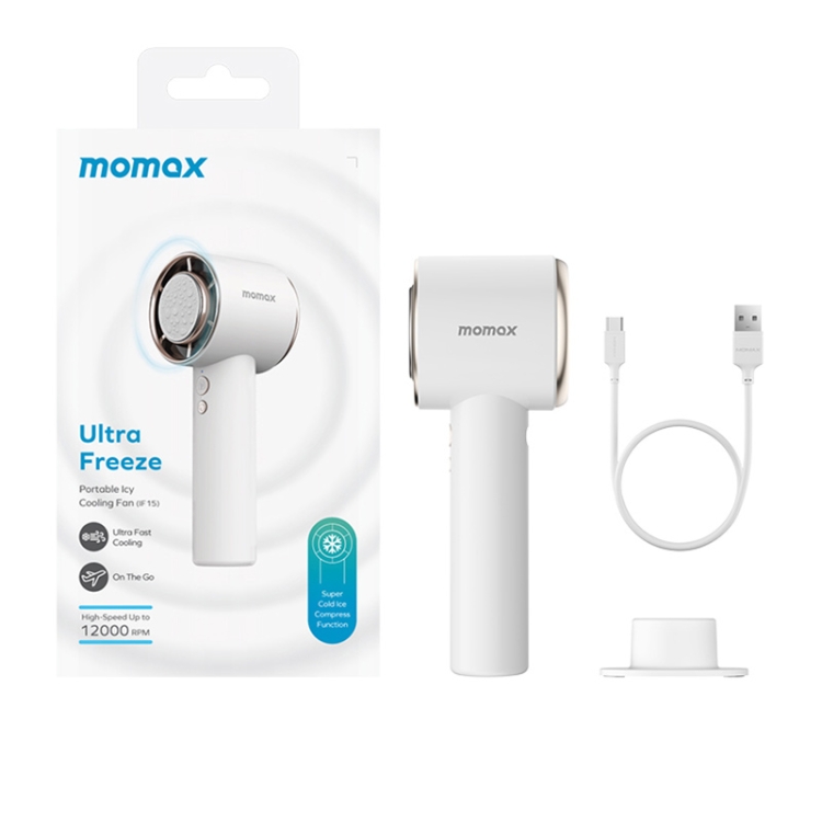 Picture of MOMAX IF15W Ultra Freeze Ice Pack Handheld High Speed Fan