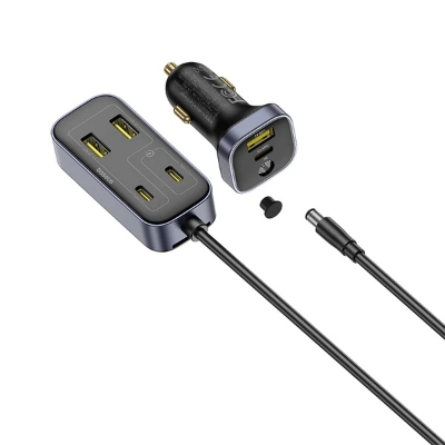 Picture of Baseus BackseatPal L1 In-vehicle Car Charger 3U+3C 110W Cosmic Black