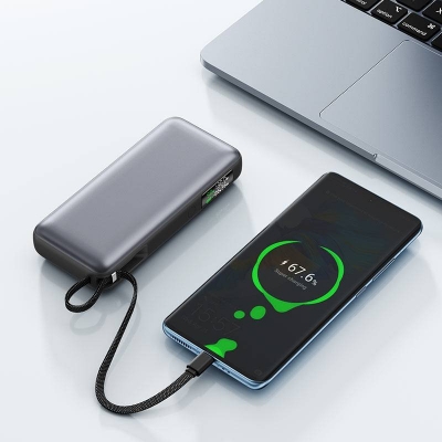 Picture of Acefast M22 20,000mAh 130W Power Bank with Attached Type-C Cable