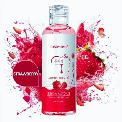 Picture of TONO HIME Strawberry Flavor Water Based Personal Lubricant Gel -100ml