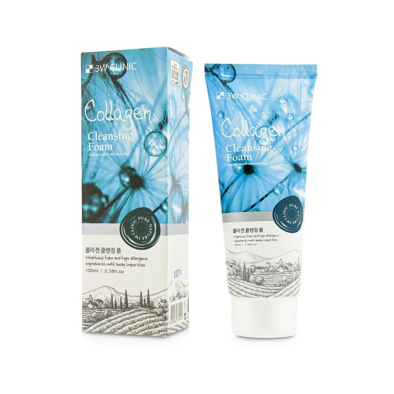 Buy " 3W Clinic Collagen Foam Cleansing (100ml)" at Best Price In Bangladesh