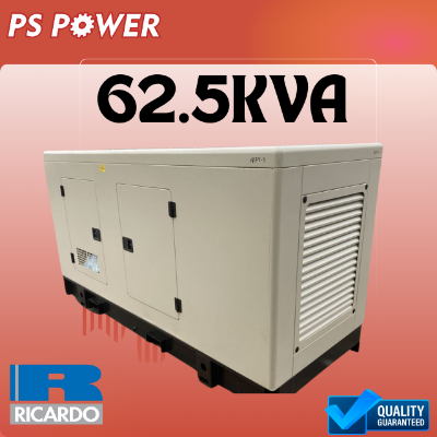 Picture of 62.5 kVA Ricardo Diesel Generator – Silent/Open Type | Stamford Copy Alternator | PS Engineering Ltd.