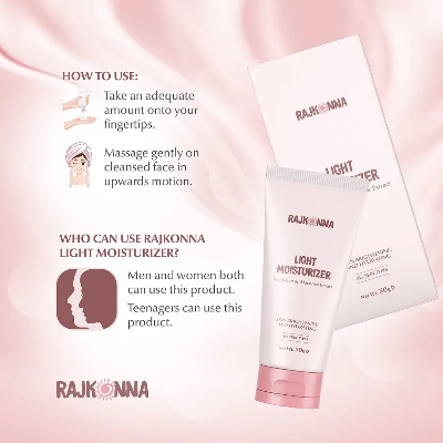 Buy Rajkonna Light Moisturizer With Rice Water And Licorice Extract (50gm) at Best Price In Bangladesh