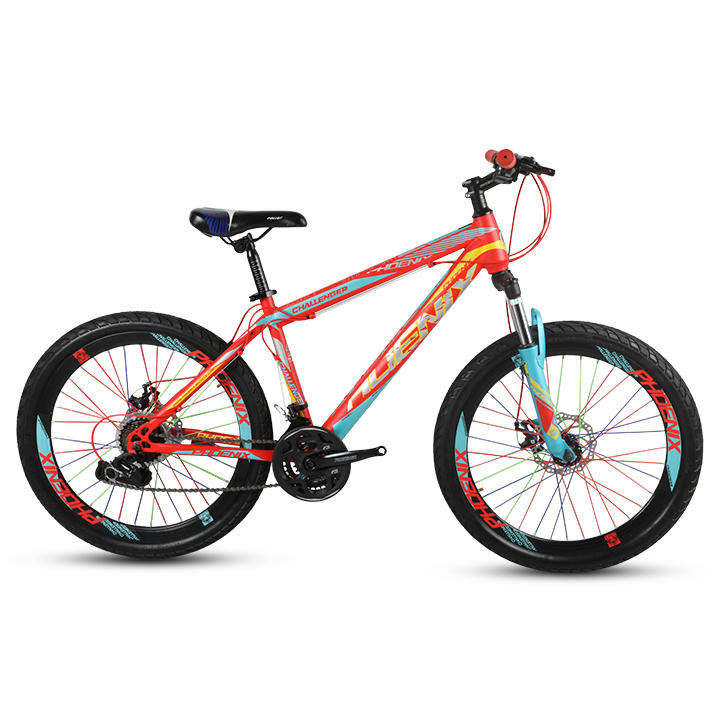 Phoenix China Mens Challenger 24 inch 24 Speed Red Bicycle Monowara Cycle Zone BDonline shop bangladeshothoba.com