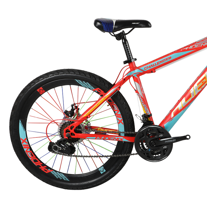 Phoenix China Mens Challenger 24 inch 24 Speed Red Bicycle Monowara Cycle Zone BDonline shop bangladeshothoba.com