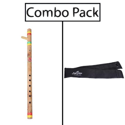 Picture of Combo of D - Whistle Flute Scale and Flute Bag