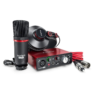 Picture of Scarlett Solo Studio Pro Recordings Setup
