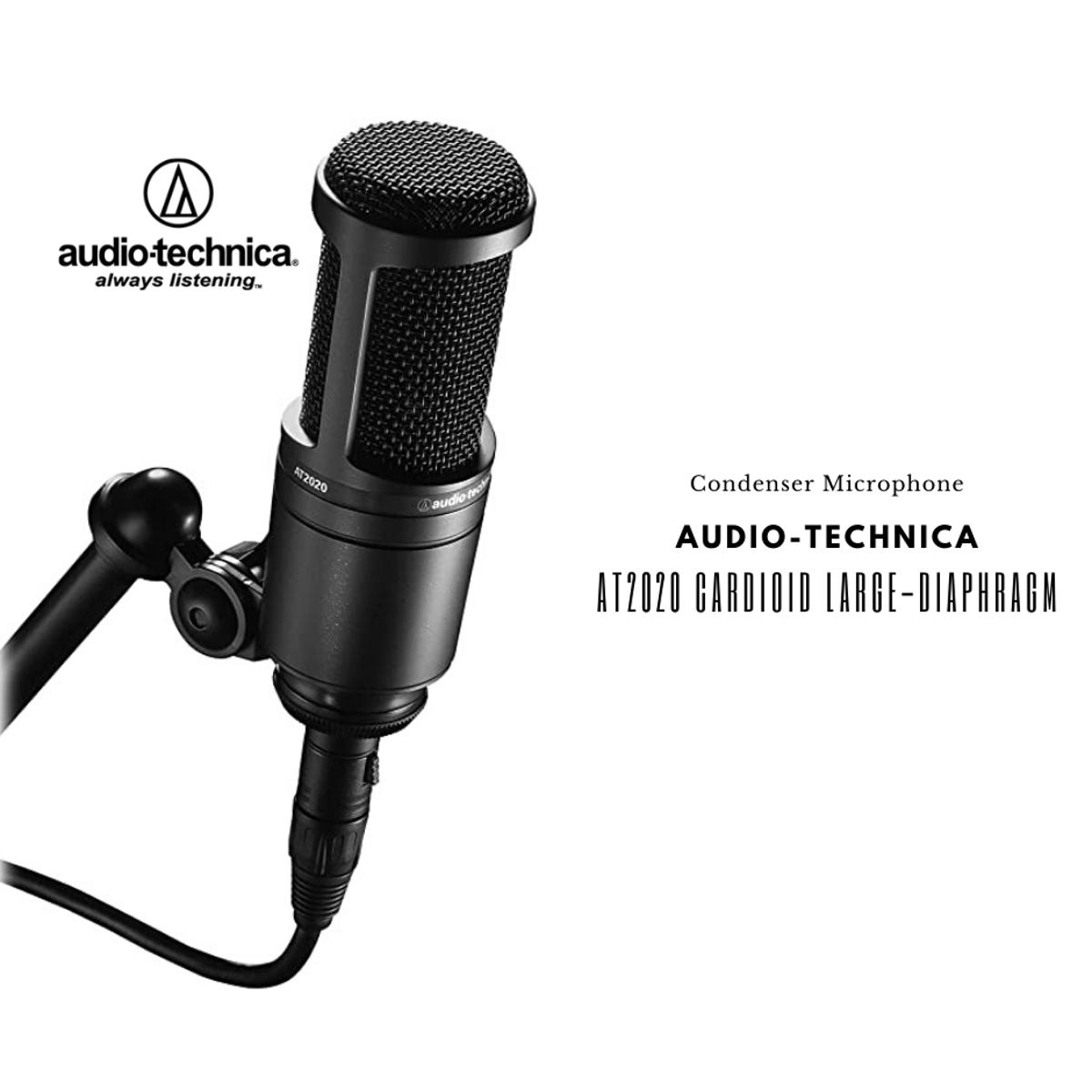Picture of Audio-Technica AT2020 Cardioid Large-diaphragm Condenser Microphone