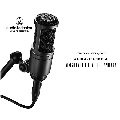 Picture of Audio-Technica AT2020 Cardioid Large-diaphragm Condenser Microphone