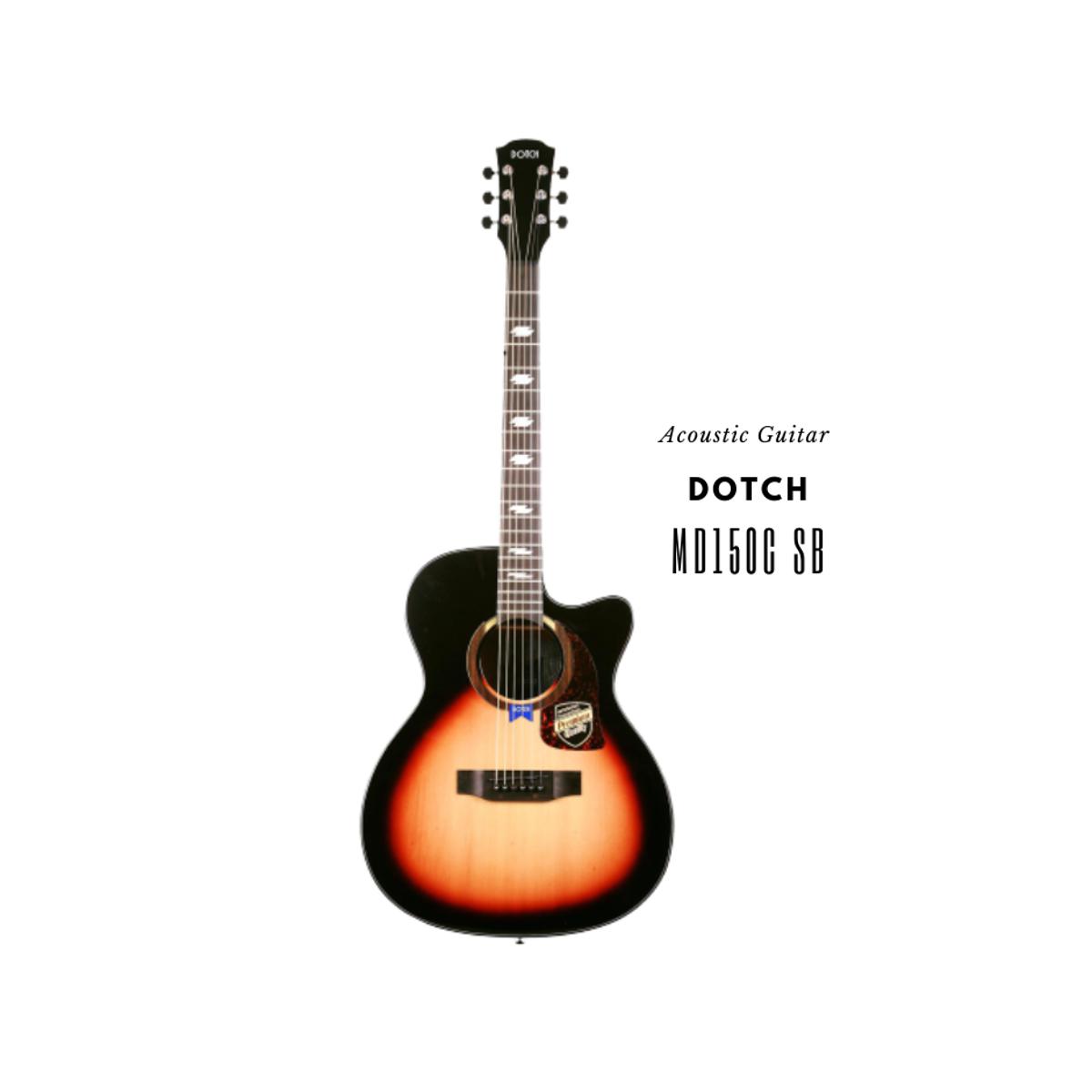 Picture of Dotch md150c sb প্রিমিয়াম অ্যাকোস্টিক গিটার - guiter