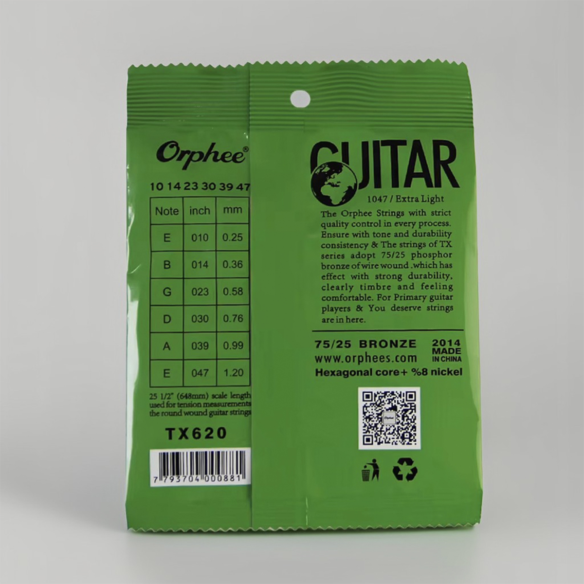Picture of Orphee TX620 Acoustic Guitar Strings