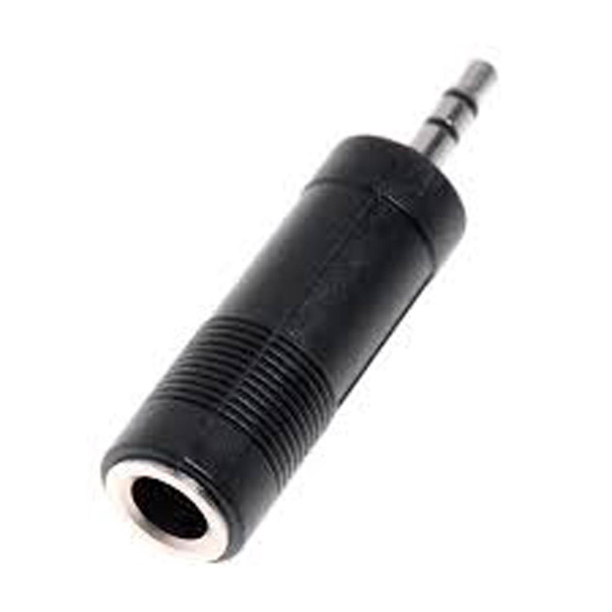 Picture of Audio 3.5mm Stereo Plug to 6.35mm Mono Jack Adapter Microphone AV