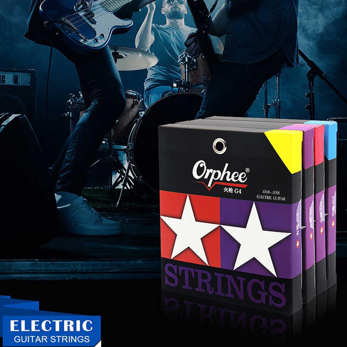 Picture of Orphee G4 Firelock Electric Series Strings Set for Electric Guitar