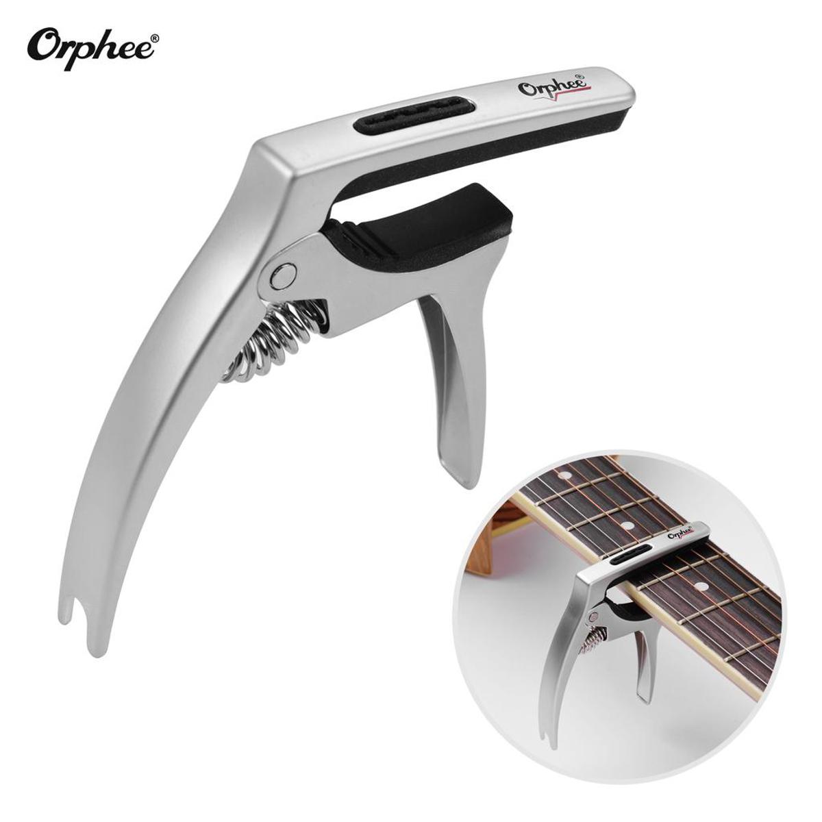 Picture of Orphee Guitar Capo Q5-Siler Three-in-one tailor made