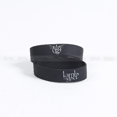 Picture of Lamb Of God official Logo printed high quality silicon Wristband