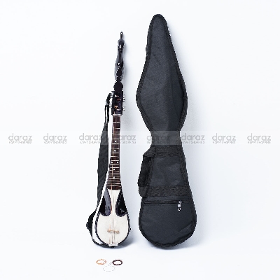Picture of Proffesional Brown Dotara 4 string, Brass reed board Neem or Mahogany wood with Carrying Bag