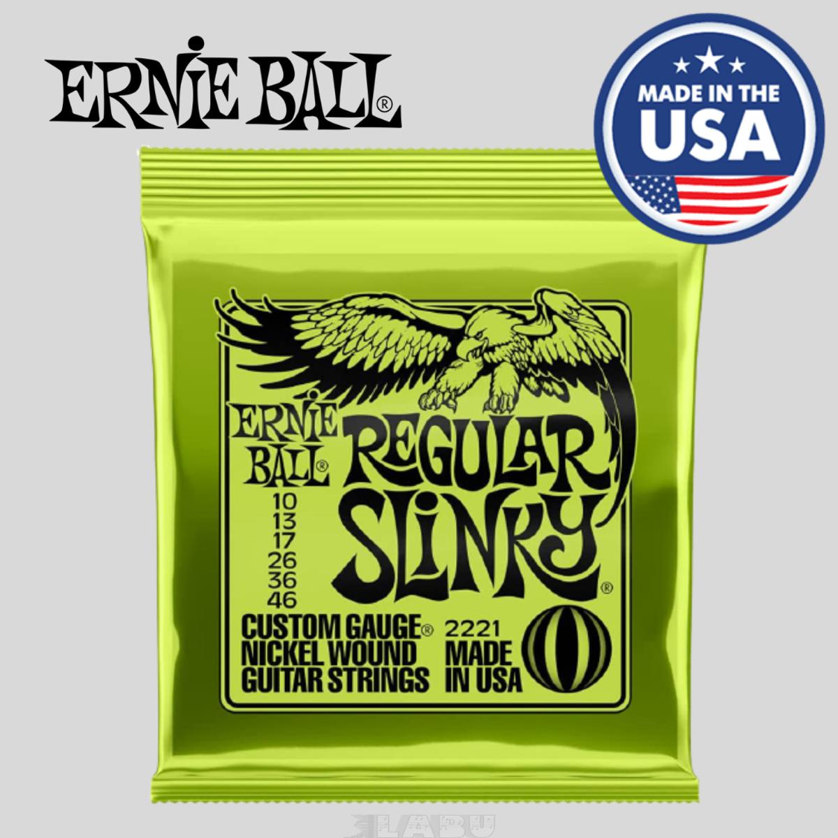 Picture of Ernie Ball Regular Slinky Electric Guitar Strings - 10-46 Gauge (P02221)